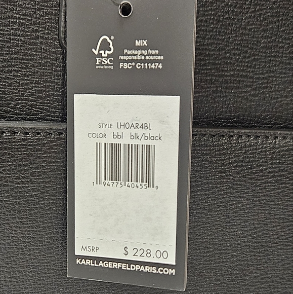 NWT Karl Lagerfeld Paris Nouveau Tote - Picture 6 of 7
